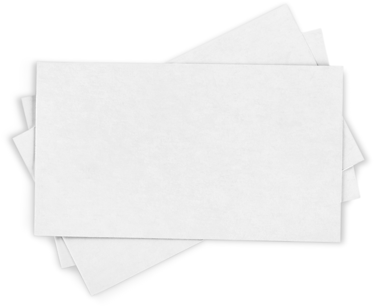 White Paper Cards